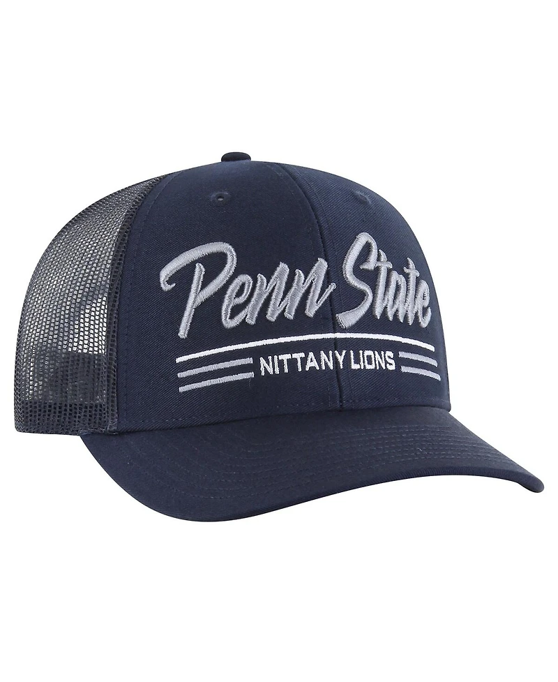 '47 Brand Men's Navy Penn State Nittany Lions Garner Trucker Adjustable Hat