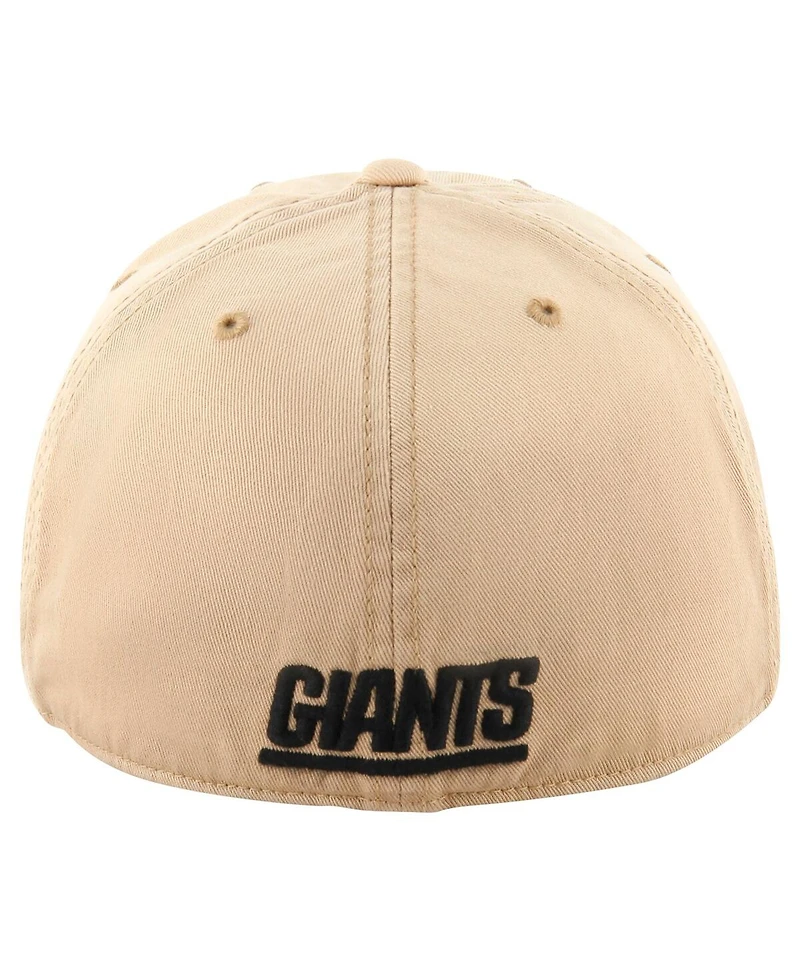 '47 Brand Men's Khaki New York Giants Dusted Relaxed Franchise Fitted Hat