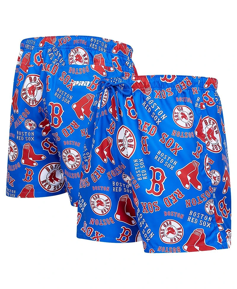 Pro Standard Men's Navy Boston Red Sox Toss Logo Woven Shorts