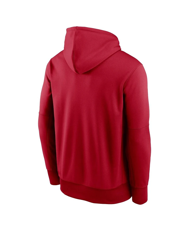 Nike Men's Red Tampa Bay Buccaneers Icon Performance Pullover Hoodie