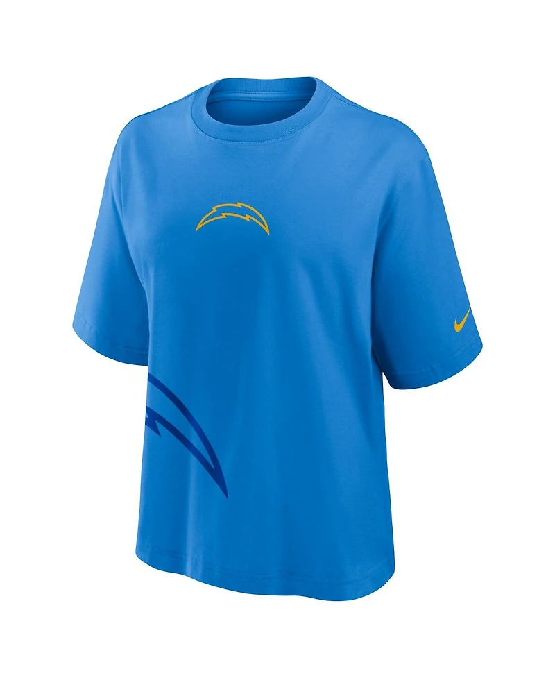 Nike Women's Powder Blue Los Angeles Chargers Boxy T-Shirt