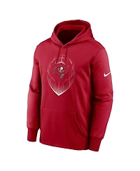 Nike Men's Red Tampa Bay Buccaneers Icon Performance Pullover Hoodie