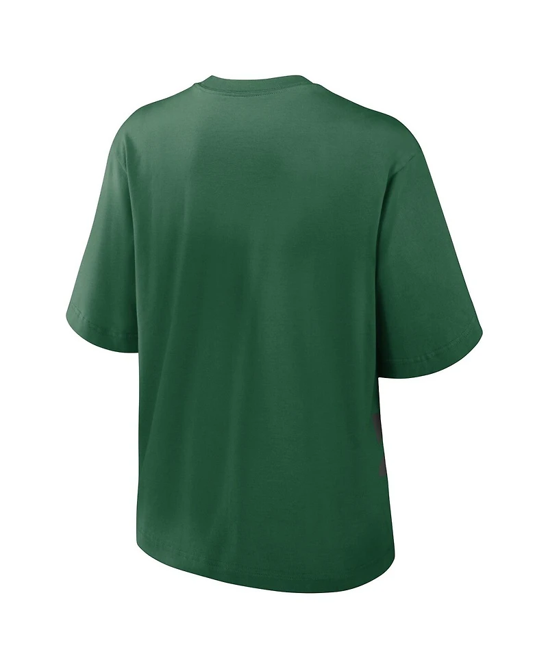 Nike Women's Green New York Jets Boxy T-Shirt