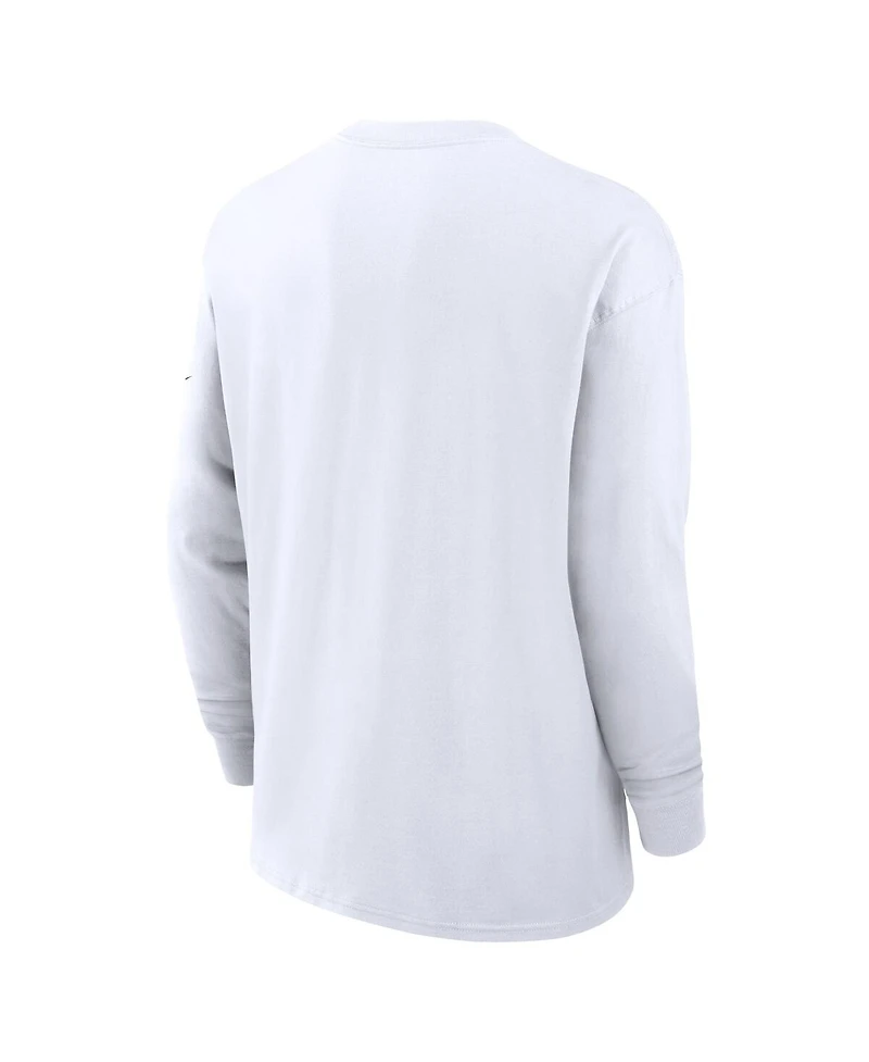 Nike Men's White Michigan State Spartans Legacy Max90 Pocket Long Sleeve T-Shirt