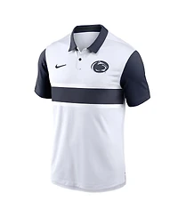 Nike Men's White Penn State Nittany Lions Primetime Campus Vapor Performance Polo