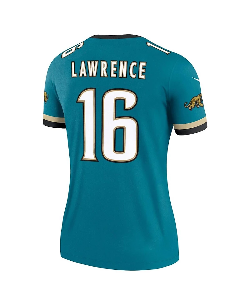 Nike Women's Trevor Lawrence Teal Jacksonville Jaguars Prowler Throwback Legend Jersey