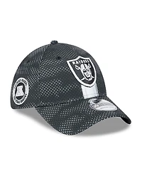 New Era Men's Black Las Vegas Raiders 2024 Sideline 39THIRTY Flex Hat