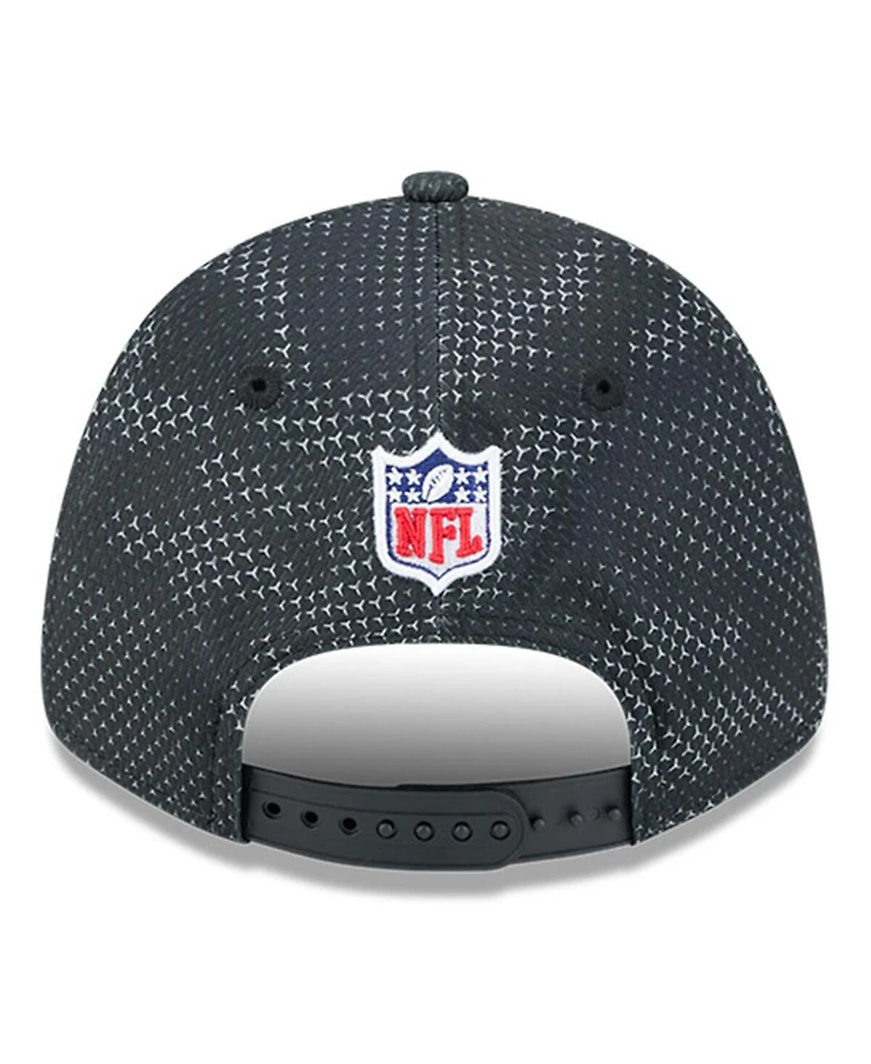 New Era Men's Black Cincinnati Bengals 2024 Sideline 9FORTY Stretch-Snap Hat