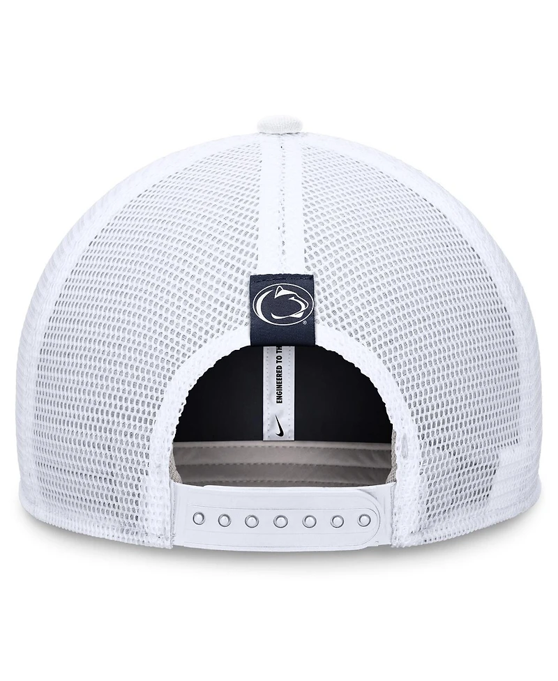 Nike Men's Gray/White Penn State Nittany Lions Local Trucker Adjustable Hat