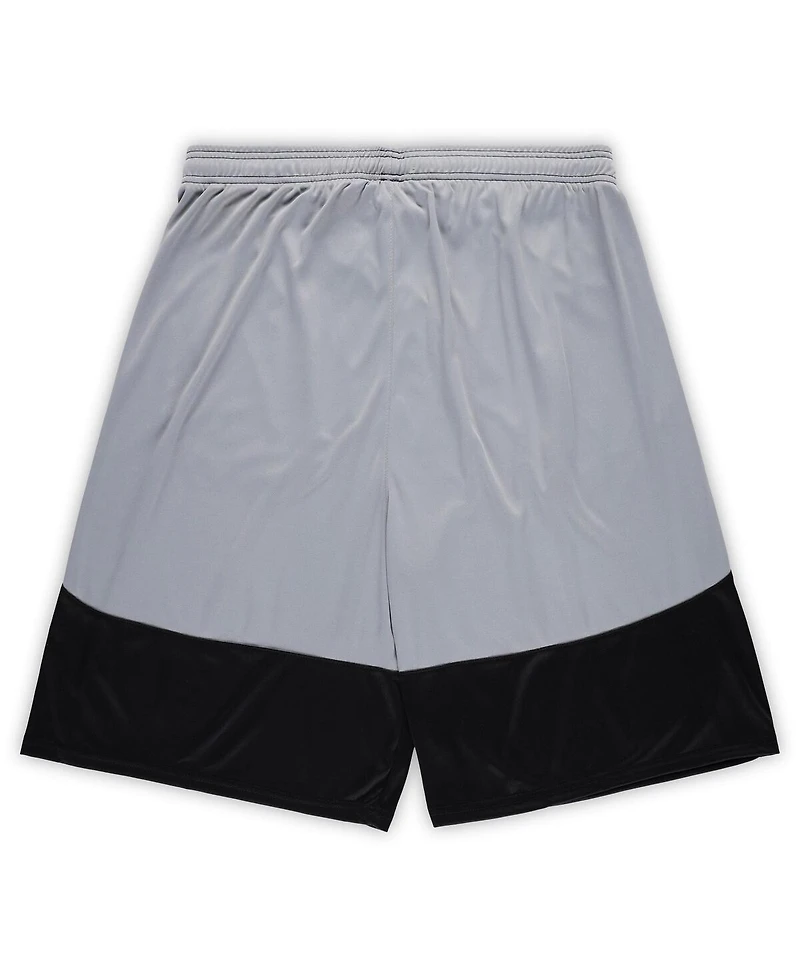 Fanatics Men's Black New Orleans Saints Big Tall Team Logo Shorts