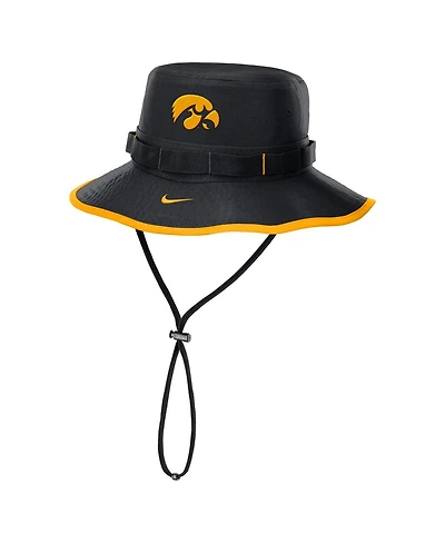 Nike Men's Black Iowa Hawkeyes 2024/25 On-Field Apex Performance Boonie Bucket Hat