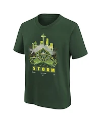 Nike Big Boys and Girls Green Seattle Storm Original Content Max90 T-Shirt