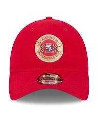 New Era Men's Scarlet San Francisco 49ers 2024 Sideline 9TWENTY Adjustable Hat