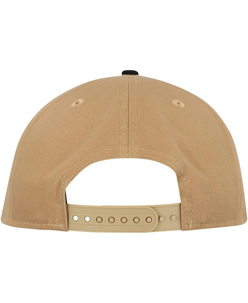 New Era Men's Khaki/Black Pittsburgh Pirates Golfer Snapback Hat