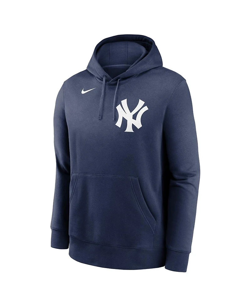 Nike Men's Anthony Volpe Navy New York Yankees Player Name Number Club Pullover Hoodie