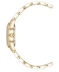 Anne Klein Women's Quartz Casual Coin Edge Gold-Tone Alloy Metal Watch