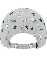New Era Toddler Heather Gray Michigan State Spartans Allover Print Critter 9FORTY Flex Hat