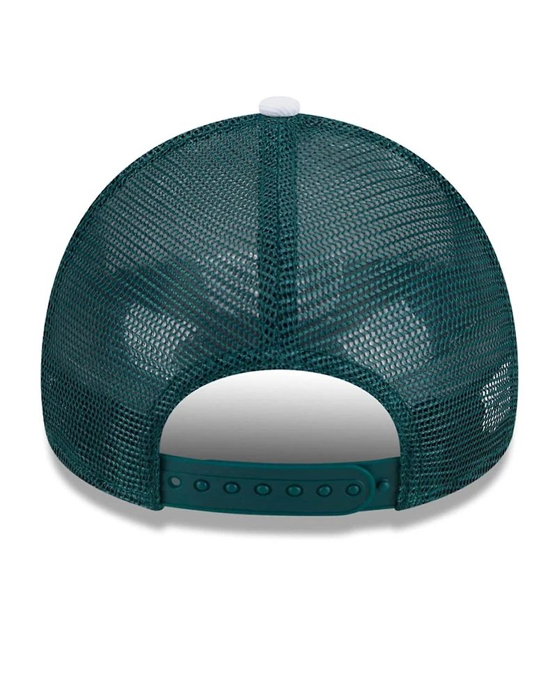 New Era Big Boys and Girls Green Oakland Athletics Boom 9FORTY Adjustable Hat