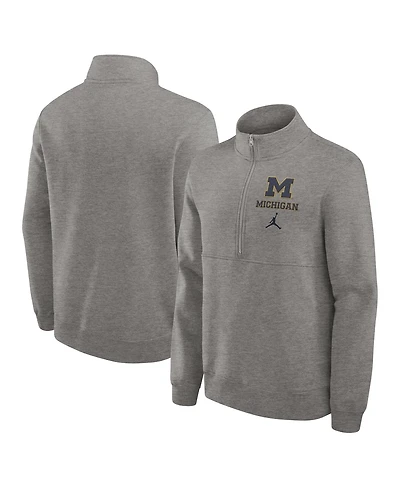 Jordan Men's Michigan Wolverines Primetime Club Half-Zip Sweatshirt