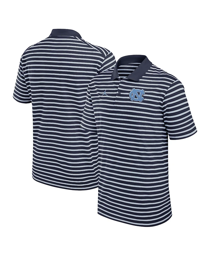 Jordan Men's North Carolina Tar Heels Primetime Victory Striped Performance Polo