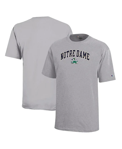 Champion Big Boys and Girls Notre Dame Fighting Irish Arch Over Logo T-Shirt