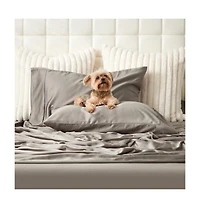 Cosy House Collection 100% Bamboo Viscose - Pillowcase Set Cooling, Breathable, Silky Soft