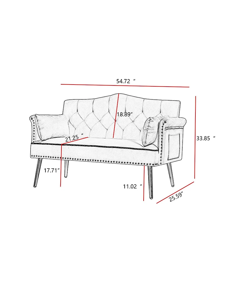 Streamdale Furniture Pink 2 Seater Sofa