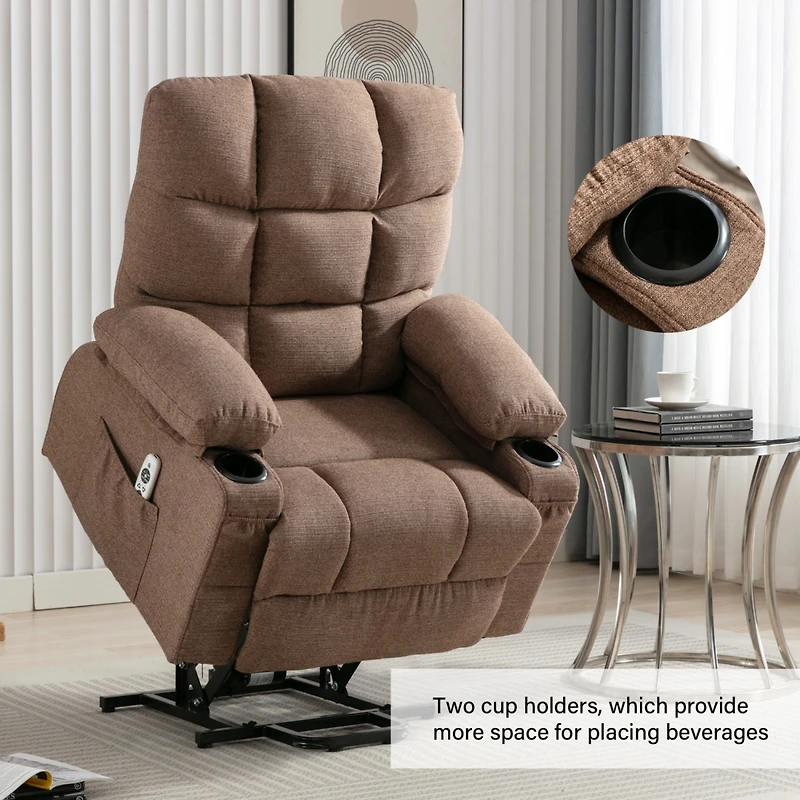 Massage & Power Lift Recliner for Elderly