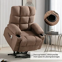 Massage & Power Lift Recliner for Elderly