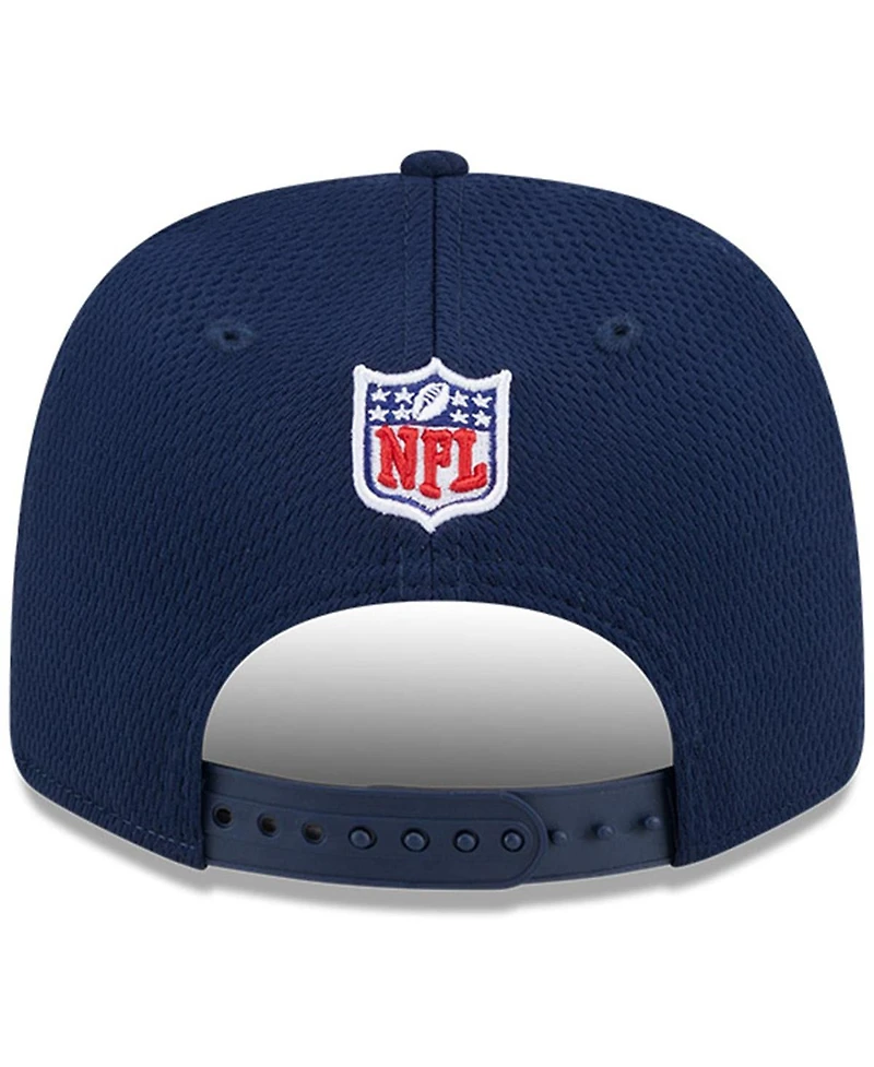 New Era Men's College Navy Seattle Seahawks 2024 Sideline 9SEVENTY Stretch-Snap Hat