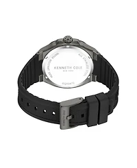 Kenneth Cole New York Men's Dress Sport Black Stainless Steel Watch, 43.5mm