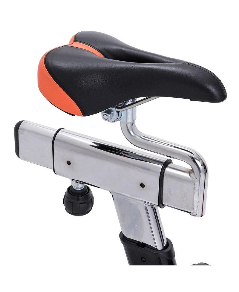 Sugift Indoor Fixed Aerobic Fitness Exercise Bicycle with Flywheel and Lcd Display