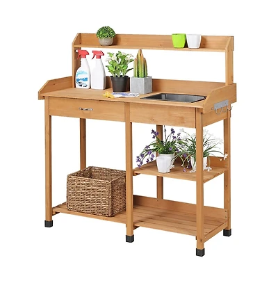 Yaheetech 47.6 H Wood Potting Bench