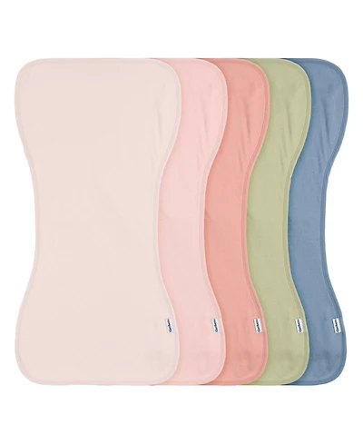 Gerber Baby Boys' and Girls' 5-Pack Burpcloths