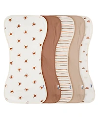 Gerber Baby Boys' and Girls' 5-Pack Burpcloths