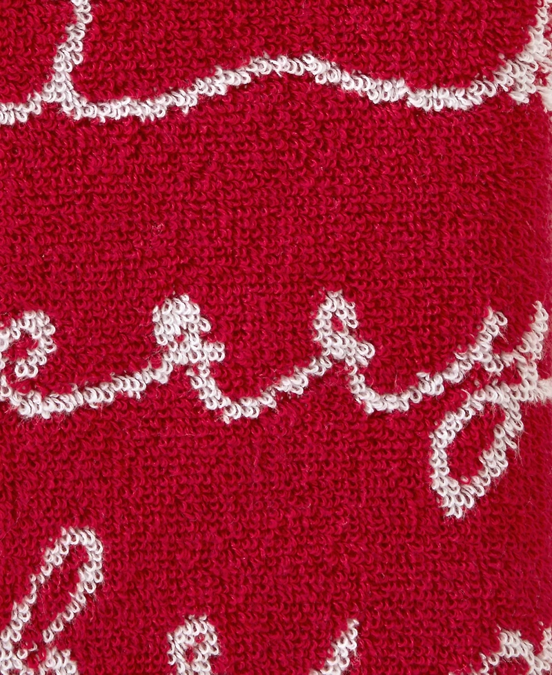 Skl Home Merry and Bright Jacquard Cotton 2-Pc Hand Towel Set, 16" x 25"