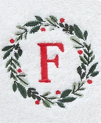 Skl Home Wreath Monogram Cotton Hand Towel, 16" x 26"