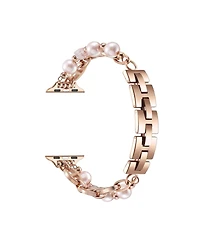 Posh Tech Luna Faux Pearl Band for Apple Watch 44,45,46,49mm
