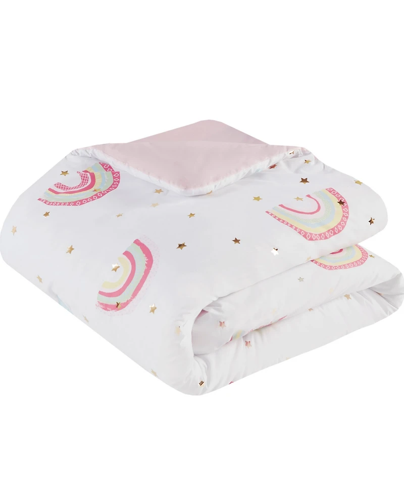 Mi Zone Kids Alicia Rainbow Metallic Stars 6-Pc. Comforter Set, Twin