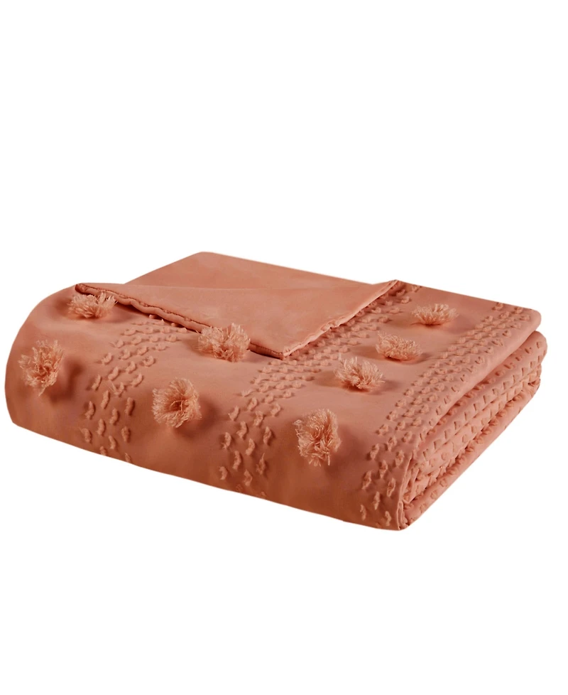 Intelligent Design Lucy Clip Jacquard 3-Piece Duvet Cover Set