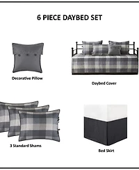 Madison Park Ridge Herringbone 6-Pc. Quilt Set, Daybed