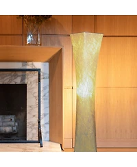 Harmony 54" Led Column Floor Lamp with Fabric Square Shade