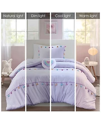 Intelligent Design Tessa Tassel 4-Pc. Comforter Set, Full/Queen