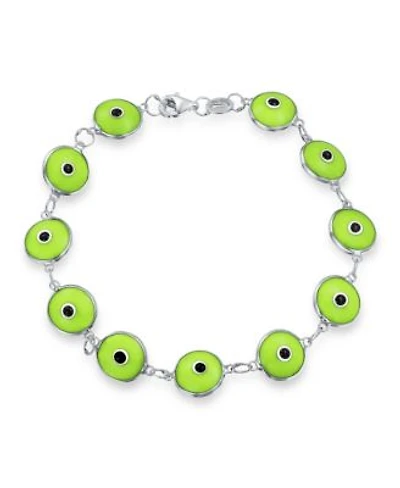Bling Jewelry Protection Good Luck Amulet Strand Bracelet Multicolor Evil Eye Beads 7 7.5 Inch