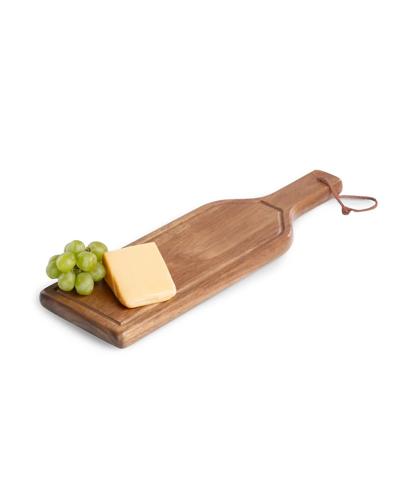 Toscana Botella Acacia Cheese Cutting Board Serving Tray