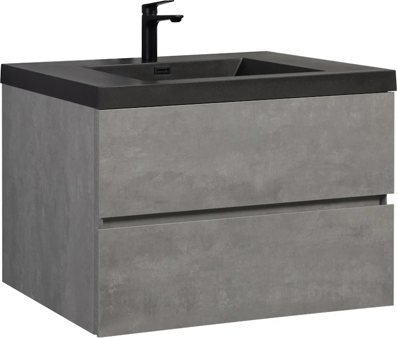 Streamdale 36" Wall-Mounted Vanity with Quartz Top
