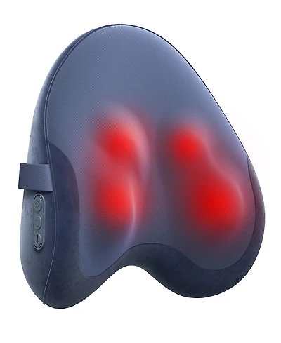 Sugift 3D Shiatsu Massage Cushion Heat Therapy Neck and Shoulder Massager with Memory Foam