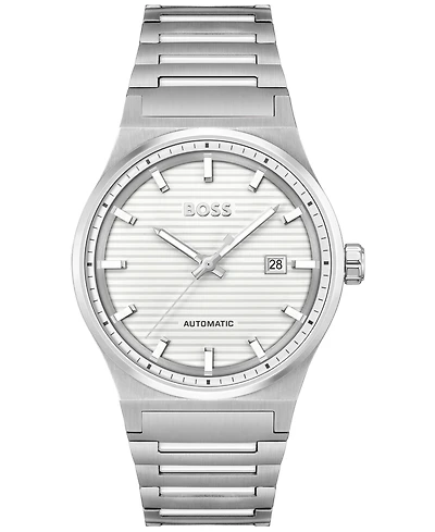 Hugo Boss Men's Candor Auto Mech-Automatic Stainless Steel Watch 41mm