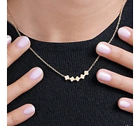 Devata Clover Chain Necklace in 14K Gold, 16 in adj to 18 in, approx. 4.3 grams