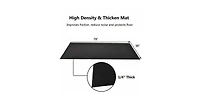 Skonyon 47/59/78 Inch Long Thicken Equipment Mat for Home and Gym Use-78 x 36 x 0.25 inches
